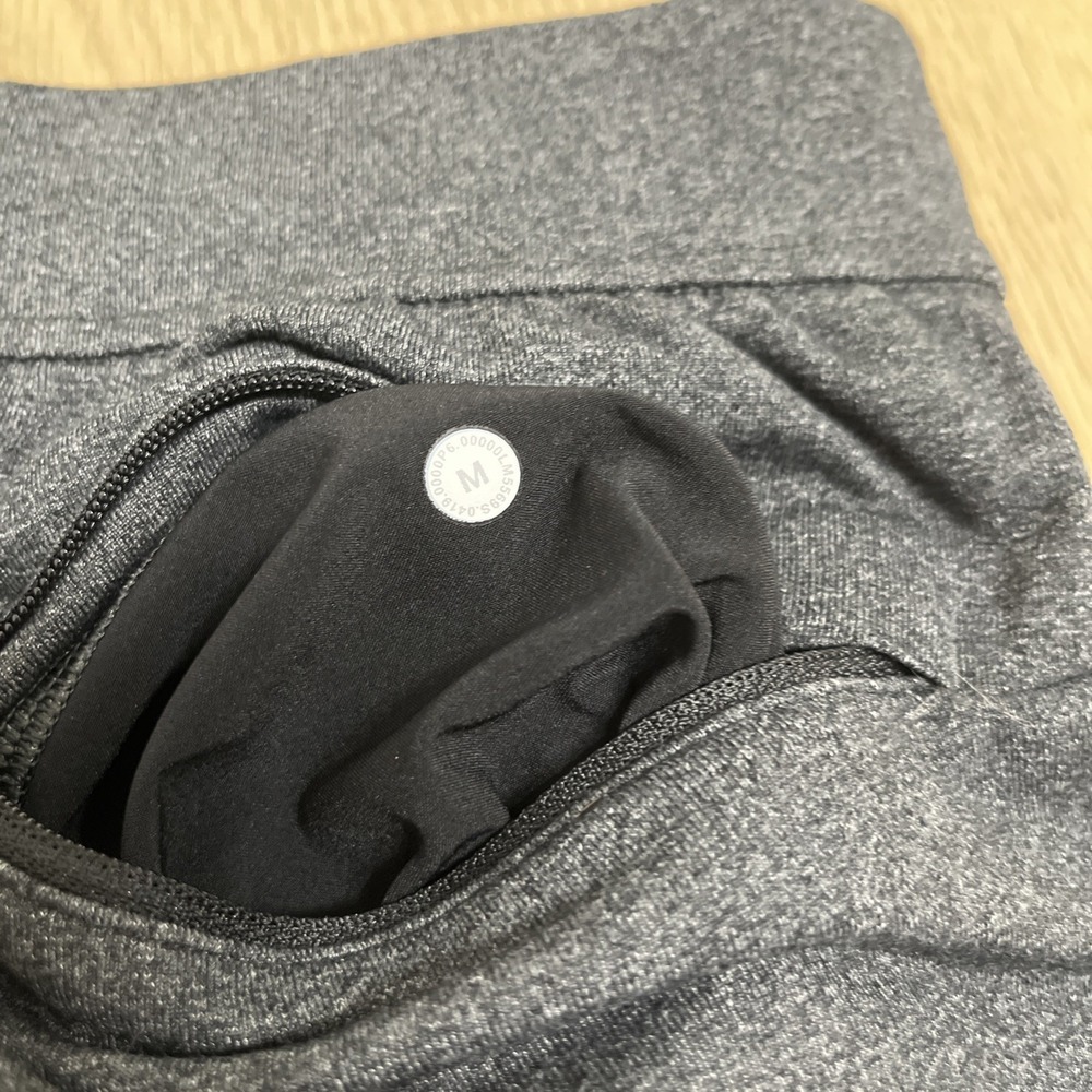 Lululemon Intent Luon Jogger Pants - Men's Size M - Heathered Black - Picture 5 of 7